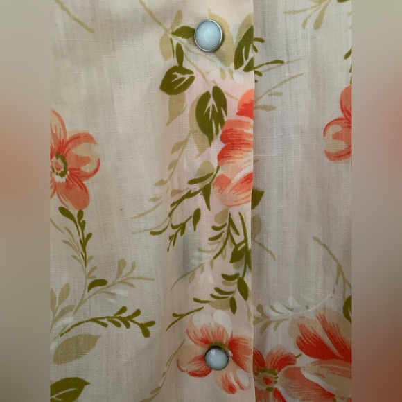 Vintage Smart time peachy house dress/robe - Picture 5 of 11